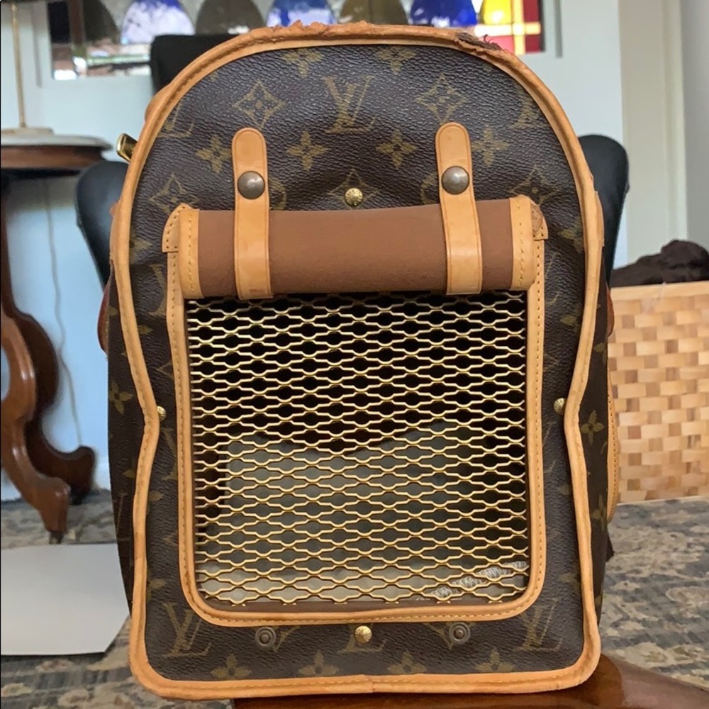 Authentic Louis Vuitton Sac Chien Pet Carrier
